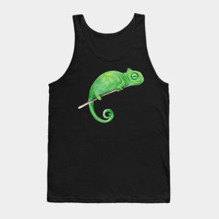 Sleepy Chameleon Tank Top